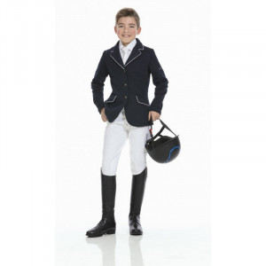 Veste concours Equitheme Soft Classic noir (10 ans) neuf occasion