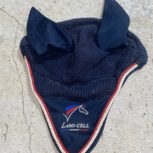 Bonnet équitation long Lami-Cell bleu (cheval) occasion