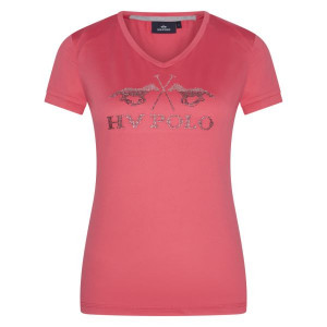 Tee shirt HVPolo Favouritas corail (XS) neuf occasion