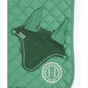 Pack tapis+bonnet Harcour sunny/funny emerald green (cheval) neuf occasion
