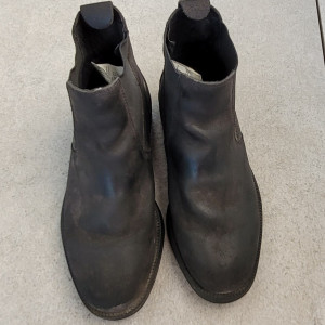 Boots  Décathlon noires daim occasion
