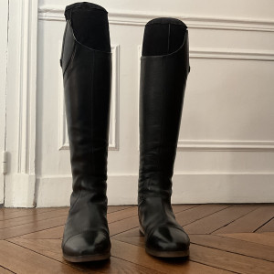 Bottes équitation Equithème Wavy noir (37) occasion