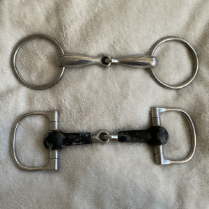 Lot 2 mors simple intox et caoutchouc 120 mm occasion