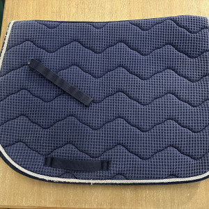 Tapis de selle Equithème bleu occasion