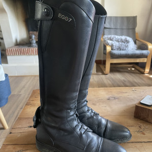 Bottes équitation EGO7 Aries cuir noir (35 M/0) occasion