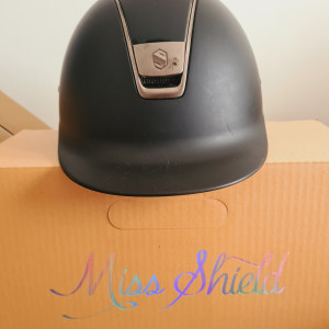 Casque équitation Samshield Miss Shield noir (55) occasion