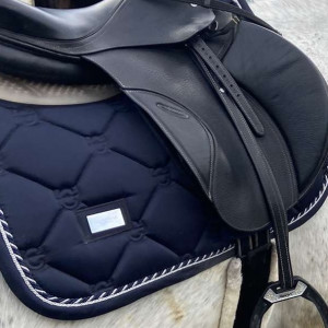 Tapis de selle Equestrian Stockolm bleu marine occasion
