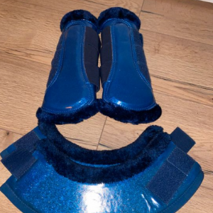 Guêtres et cloches bleu (L) occasion
