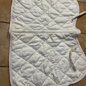 Tapis de selle Equithème blanc (poney) occasion
