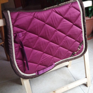 Tapis de selle Lauria Garrelli bordeaux occasion