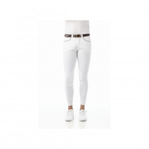 Pantalon équitation Equithème Verona blanc (10 ans) neuf occasion