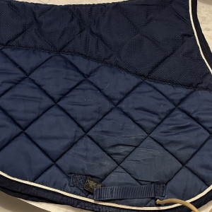 Tapis de selle Décathlon bleu marine (cob) occasion