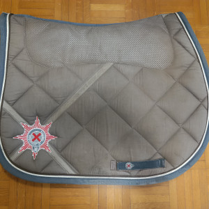 Tapis de selle Fouganza marron occasion