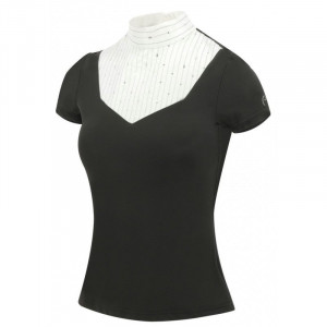 Polo concours Equitheme lerma noir (XS) neuf occasion