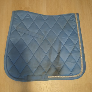 Tapis de selle Equithème bleu occasion