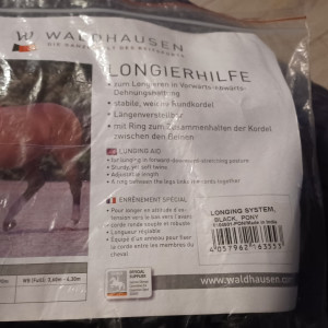 Système de longe éthologique Waldhausen noir (poney) neuf occasion