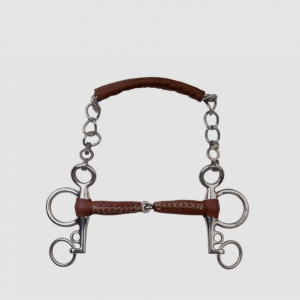 Mors Pelham Pinchless Cuir Metalab (neuf) occasion