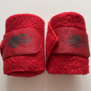 Bandes polo Jumptec rouge *2 (poney) occasion