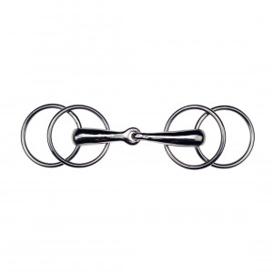Mors 4 anneaux gros canons pleins Feeling 125 mm (neuf) occasion