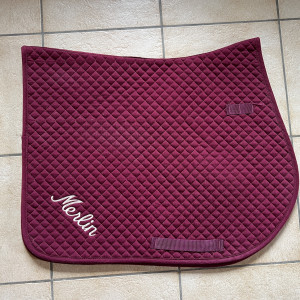 Tapis de Selle rouge (Cheval) occasion