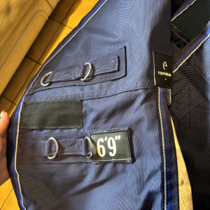 Couverture Equitheme bleu 155 cm occasion