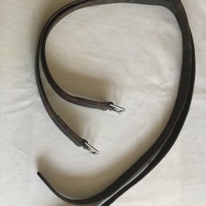 Etrivieres cuir marron 115 cm occasion