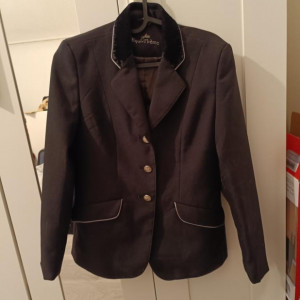 Veste de concours Equithème noir (12 ans) occasion