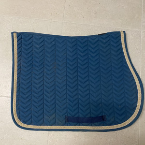 Tapis de selle Equithème bleu occasion