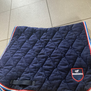 Tapis de selle Decathlon bleu marine occasion