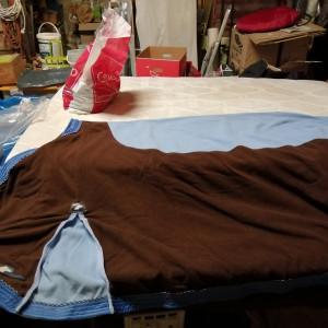 Couverture polaire Performance marron 145 cm occasion