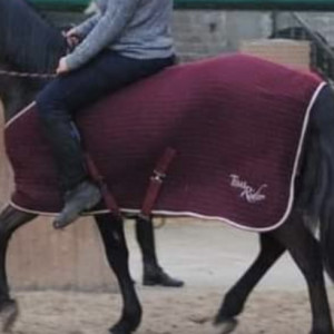 Couverture Time Rider rouge 135 cm occasion