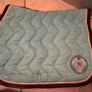 Tapis de selle Fouganza bleu (cheval) occasion