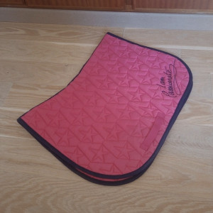 Tapis de selle Fouganza rose (poney) occasion