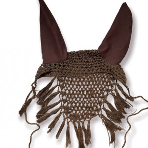 Bonnet Anti-mouches marron (poney) occasion