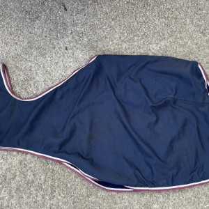 Couvre reins Equitheme bleu 140 cm occasion Couvre reins Equitheme bleu 140 cm occasion