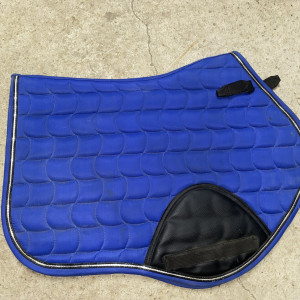 Tapis de selle Equithème bleu occasion