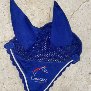 bonnet équitation court Lami-Cell bleu occasion