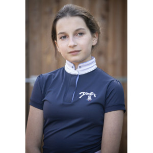 Polo de concours Penelope Madrid bleu (16 ans) neuf occasion