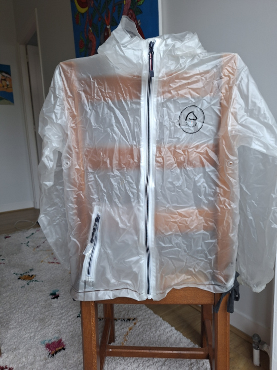 Imperméable Equitheme transparent (12 ans) neuf occasion