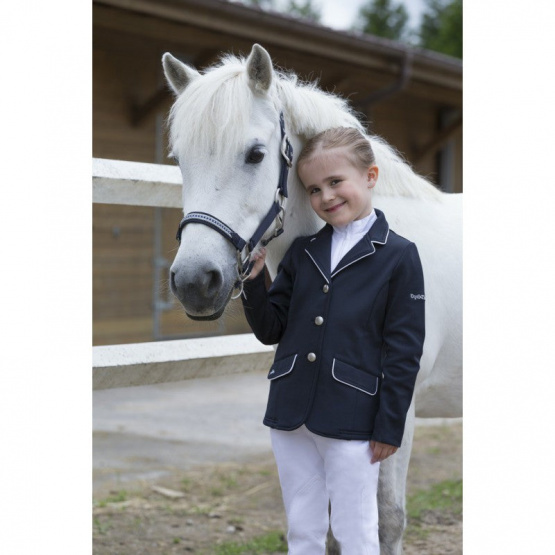 Veste concours Equitheme Soft Classic marine (8 ans) neuf occasion