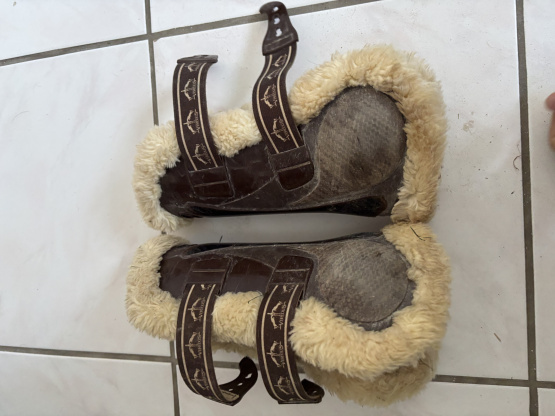 Guêtres Veredus Carbon gel marron (cheval) occasion