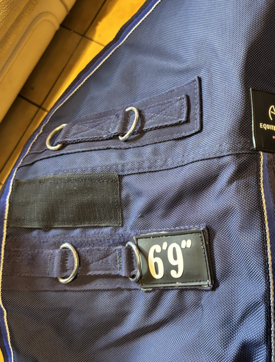 Couverture Equitheme bleu 155 cm occasion