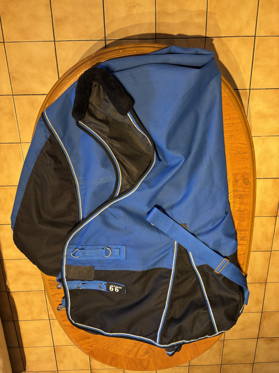 Couverture Equitheme bleu 150 cm occasion