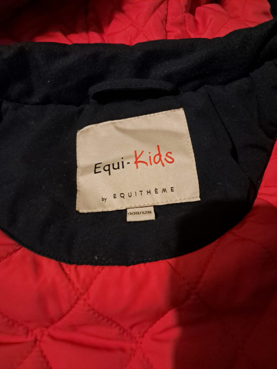 Manteau Equithème bleu (8 ans) occasion