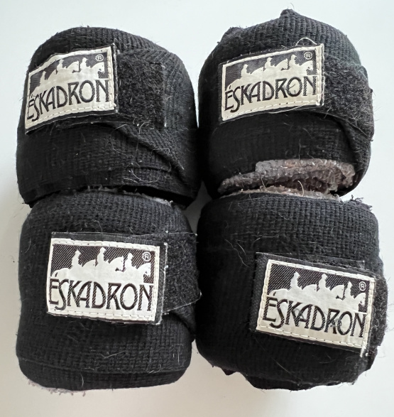 Bandes Eskadron extensibles Climatex noir *4 (cheval) occasion