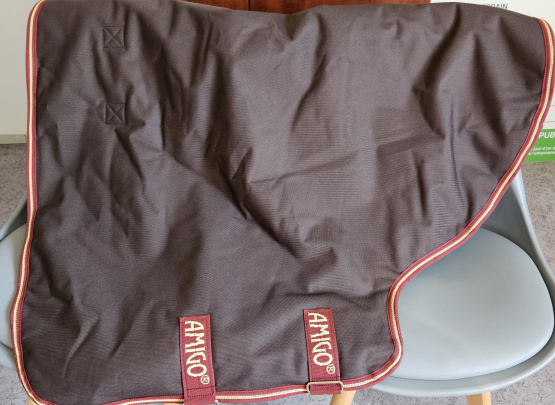 Couverture & couvre cou Horseware Amigo marron 100g 145 cm (neuf) occasion