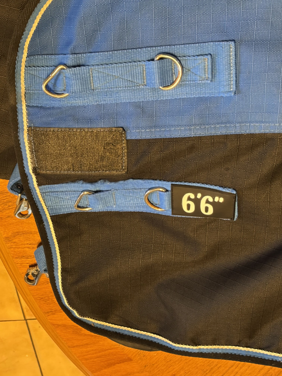 Couverture Equitheme bleu 150 cm occasion