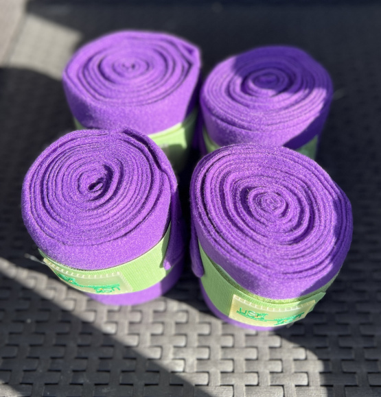 Bandes polo USG violet *4 (cheval) occasion