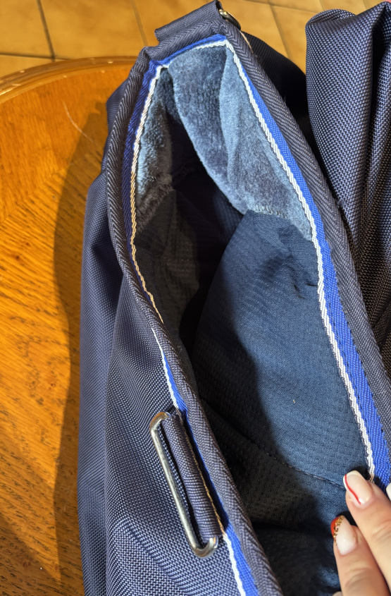 Couverture Equitheme bleu 155 cm occasion