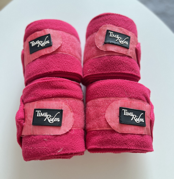 Bande polo Time Rider rose *4 (cheval) occasion